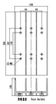 Fuse holder drawing